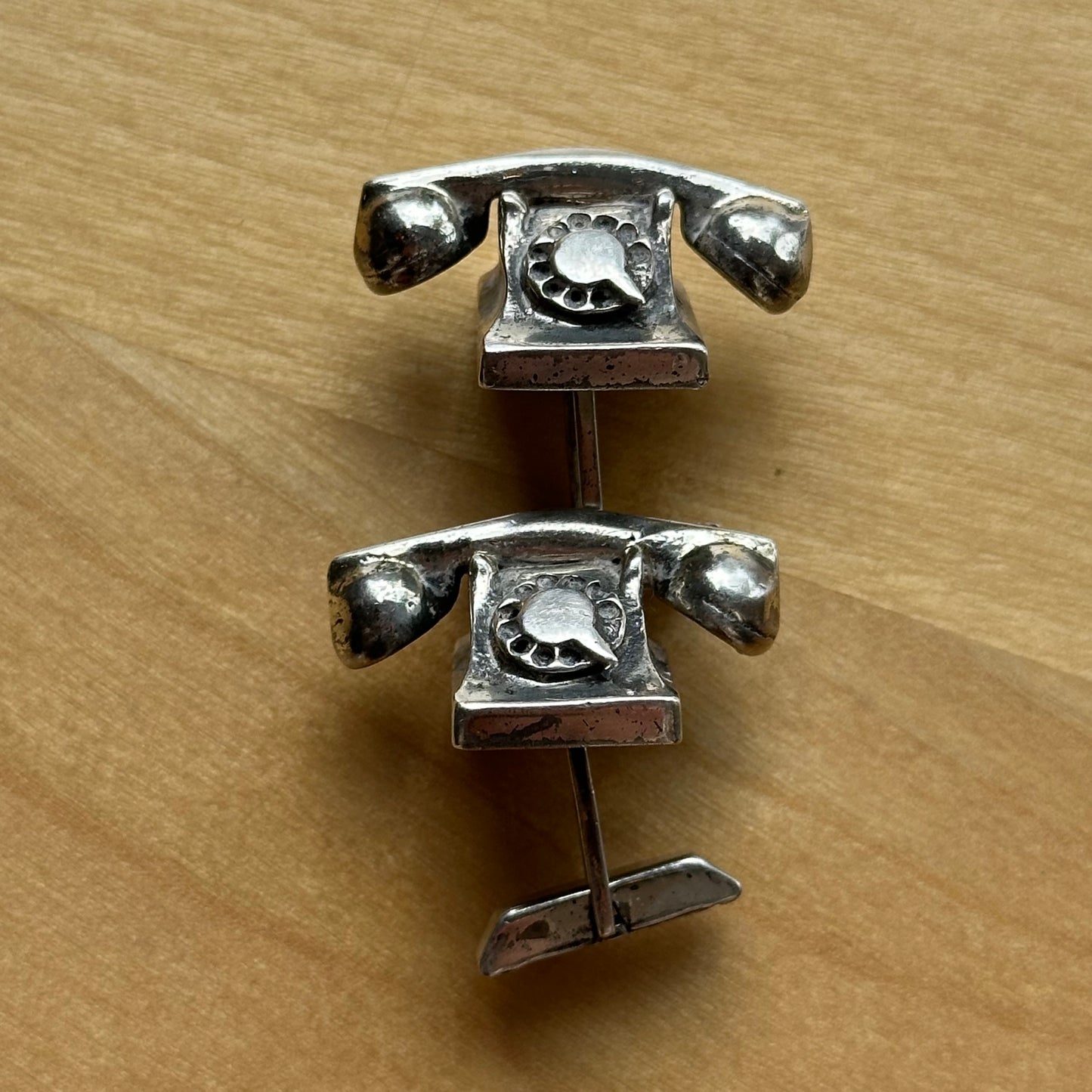 Vintage Fenwick & Sailors Telephone Cufflinks