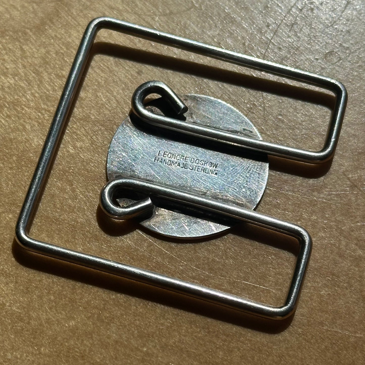 Vintage Leonore Doskow Sterling Silver Money Clip