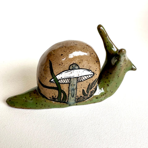 Hidden Roots Studio Ceramic Snails