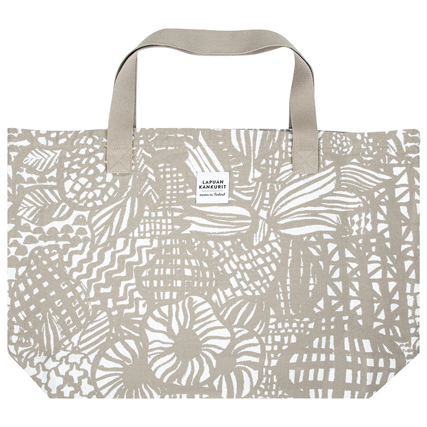 Lapuan Kankurit Veranta Tote bag in white and linen color