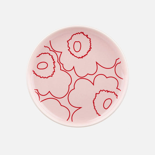 Marimekko Piirto Unikko Plate, 13.5cm