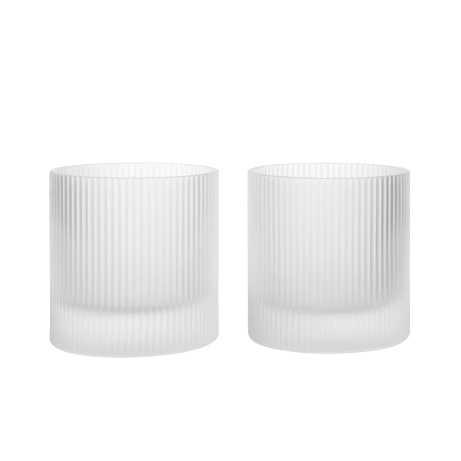 Ferm Living Ripple Tumbler Glasses