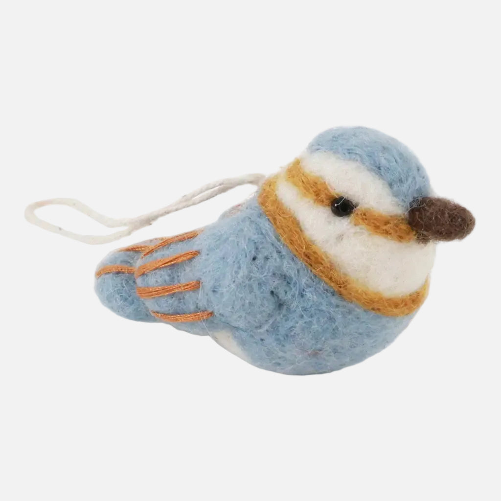 Felt Spinus Bird Blue from Gry & Sif