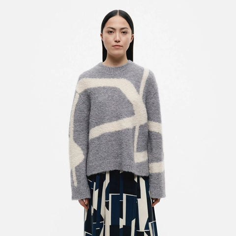 Marimekko Intuitio Rappu Knitted Wool Pullover