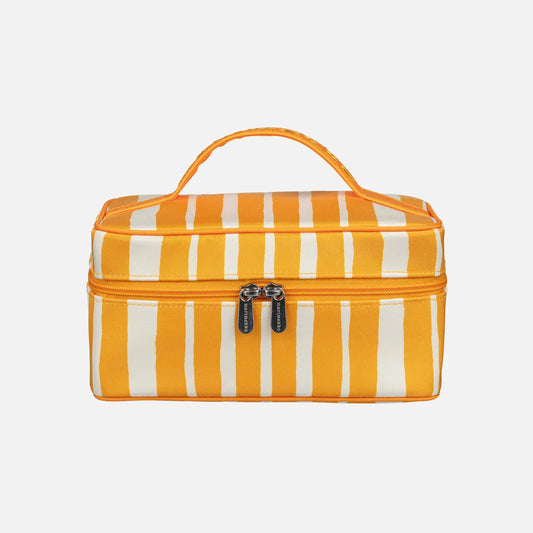 Marimekko Tuttu Raide Cosmetic Bag - Sahram Yellow/Cream
