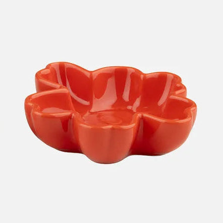Marimekko Unikko Shape Bowls orange and pink