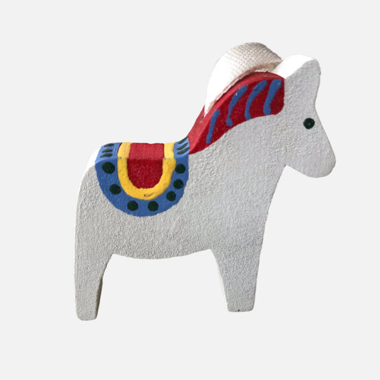 Small Painted Dala Horse Ornament