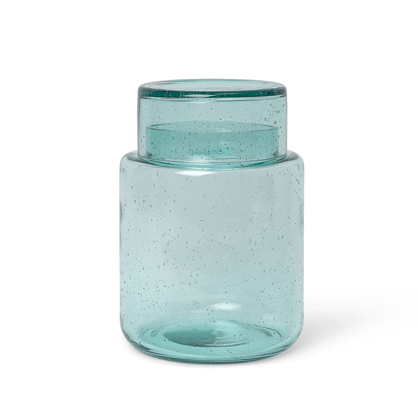 Ferm Living Oli Recycled Glass Container