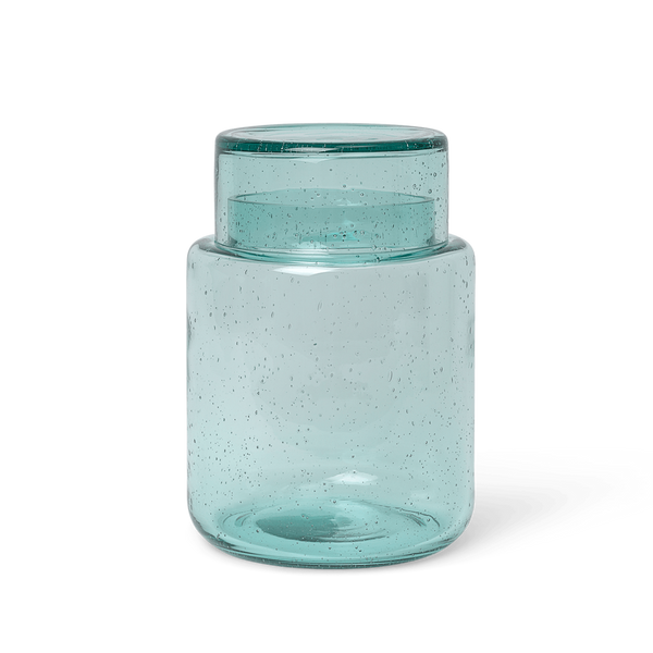Ferm Living Oli Recycled Glass Container