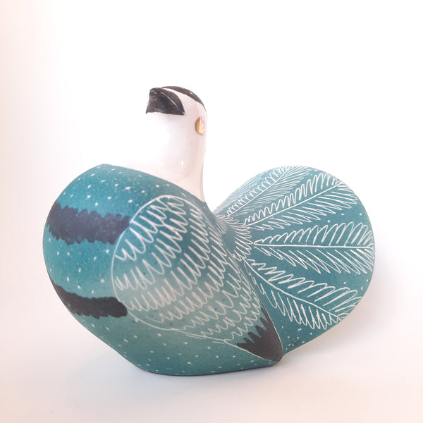 Rare Waylande Gregory Vintage Ceramic Fantail Bird