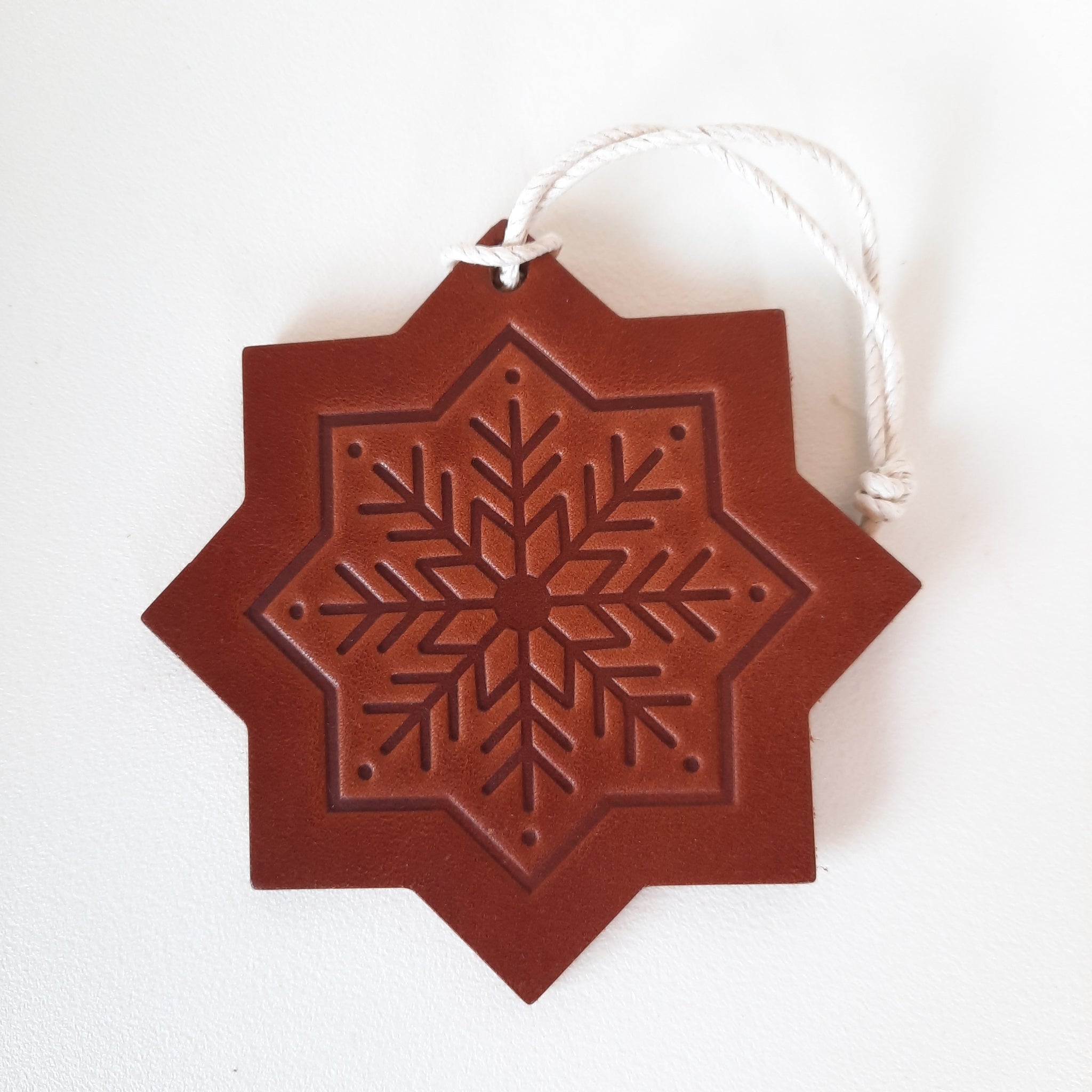 Sugarhouse Leather Ornament