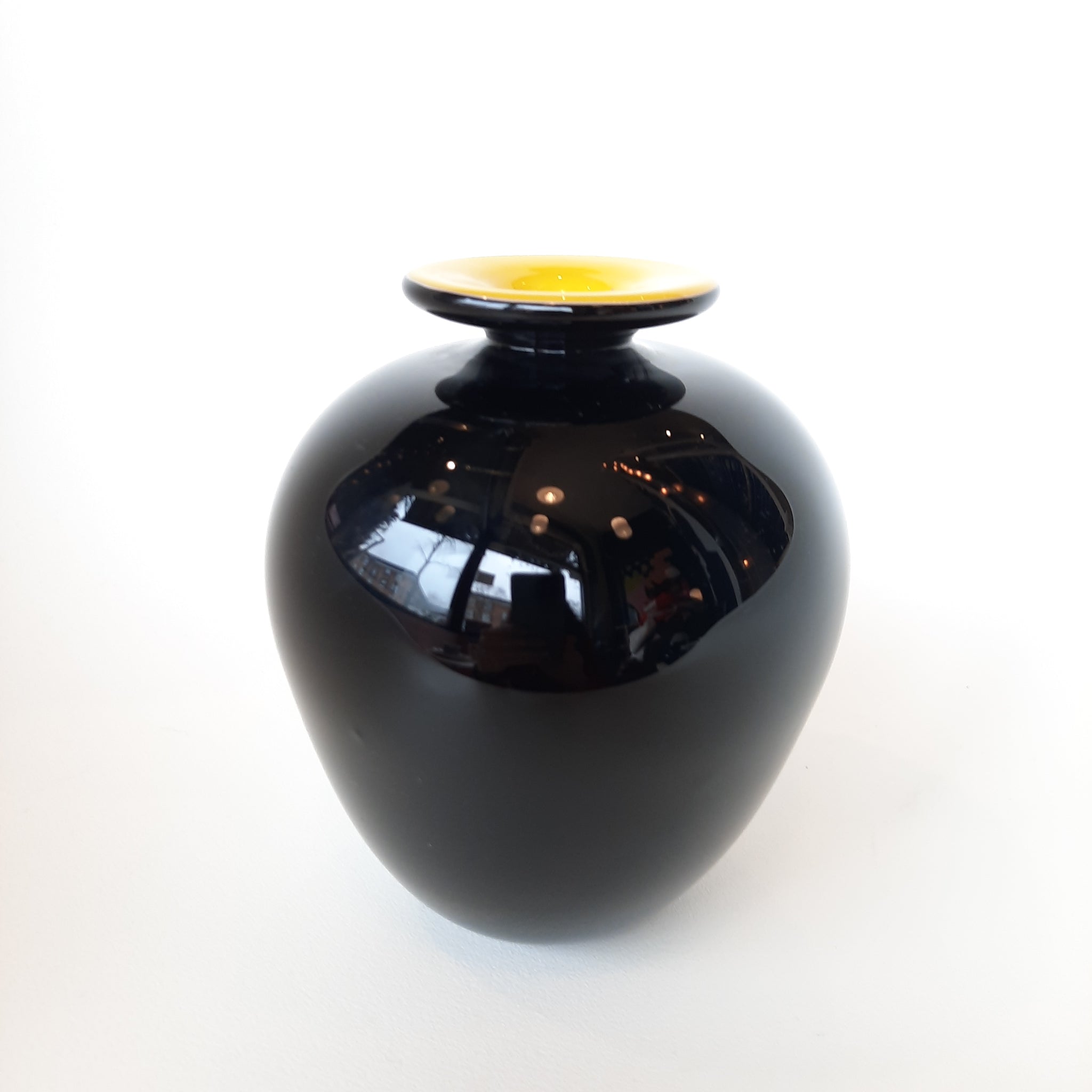 Vintage Arte Murano ICET Mid Century Modern Glass Vase