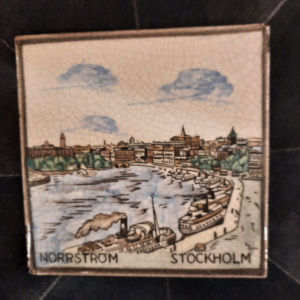Vintage Stockholm Landmark Terracotta Tiles