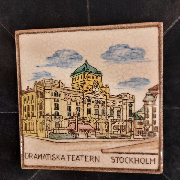 Vintage Stockholm Landmark Terracotta Tiles