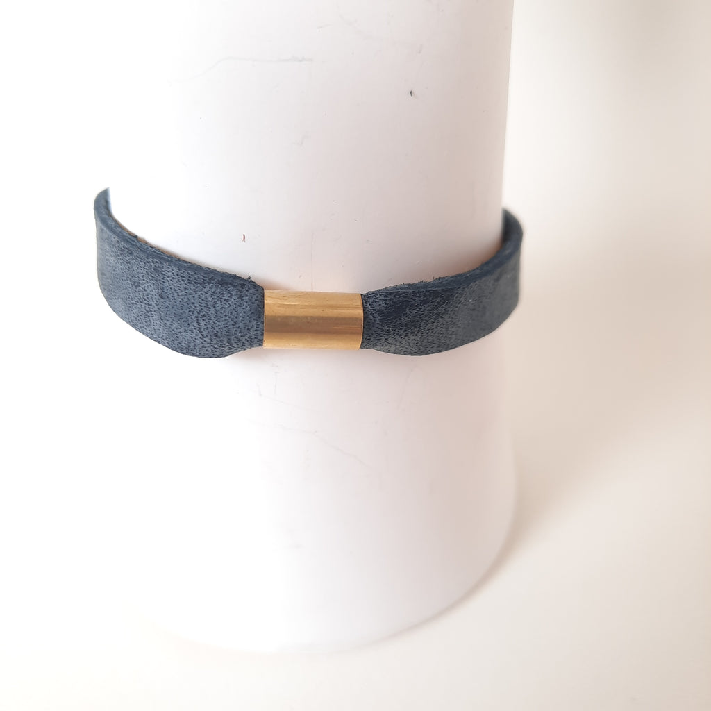 Leather Cuff Bracelets For Women - Boho Minimalist Bracelet Stack Made –  Permanent Baggage