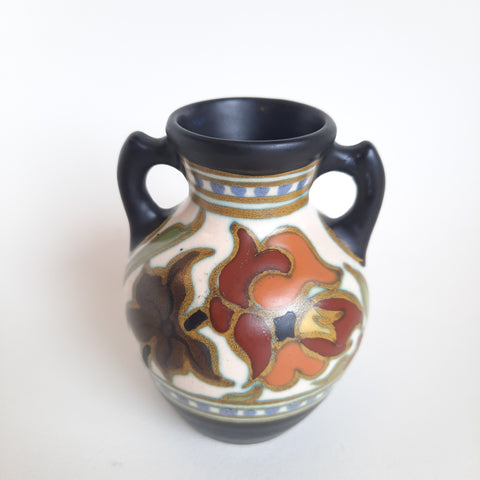 Vintage Gouda Holland Madeleine Ceramic Vase