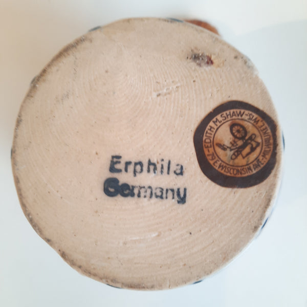 Erphila 1930's Porcelain Biscuit Barrel