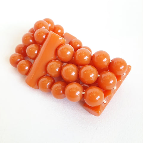Vintage 1930's Catalin Elastic Bracelets