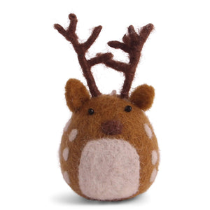 Én Gry & Sif Felt Mini Deer Ornament