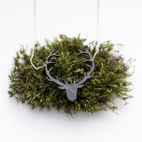 Valona Finnish Birch Reindeer Necklace