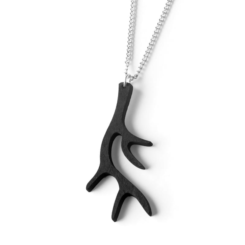 Valona Finnish Birch Antler Necklace