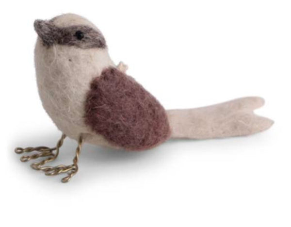 Én Gry & Sif Felt Bird Ornament