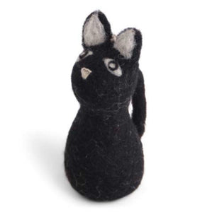 Én Gry & Sif Felt Black Cat Ornament
