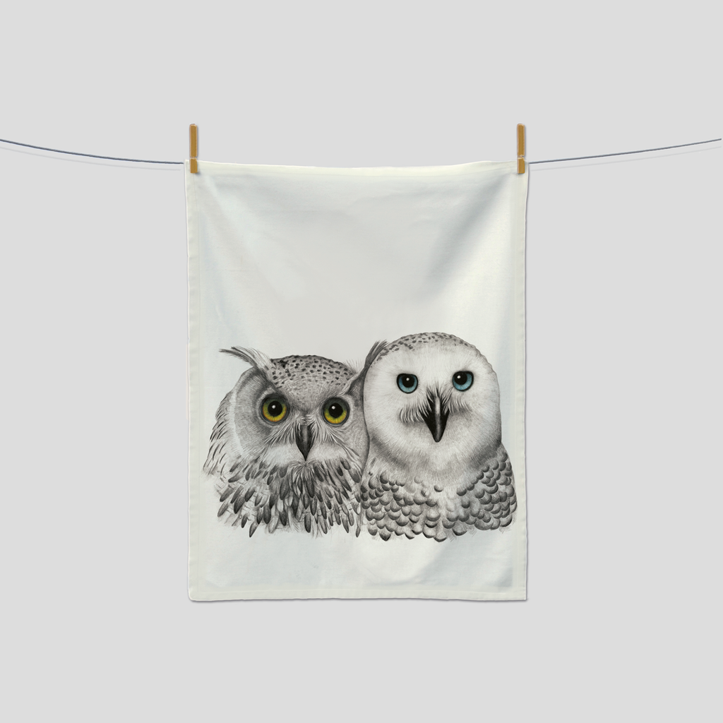 KOCOART Cute Owls Fall Kitchen Towels Bathroom