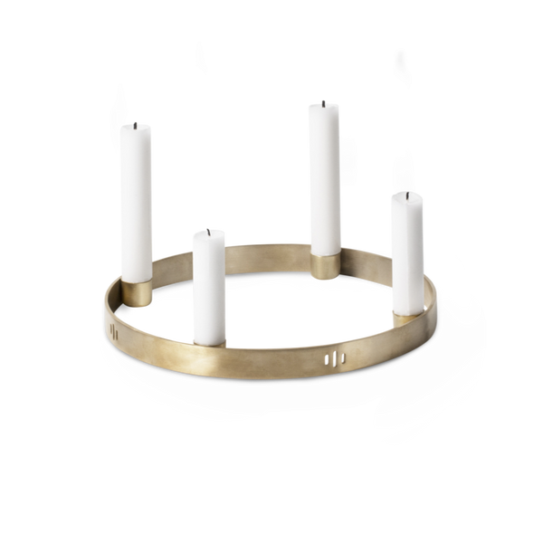 Ferm Living Brass Candle Holder Circle - Small