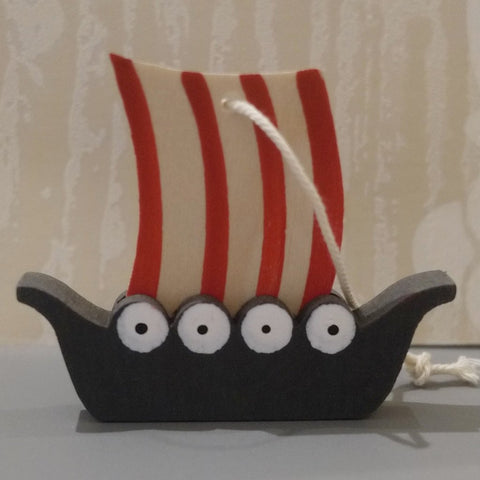 Viking ship ornament