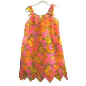 Reemay Top Form Vintage Spun Polyester Dress