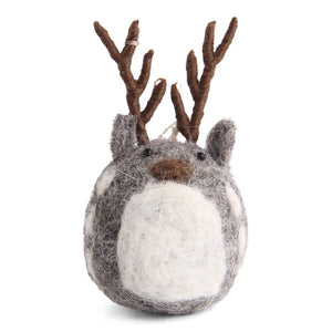 Én Gry  & Sif Felt Mini Deer Ornament