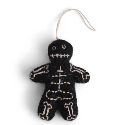 Én Gry  & Sif Felt Halloween Skeleton Ornament