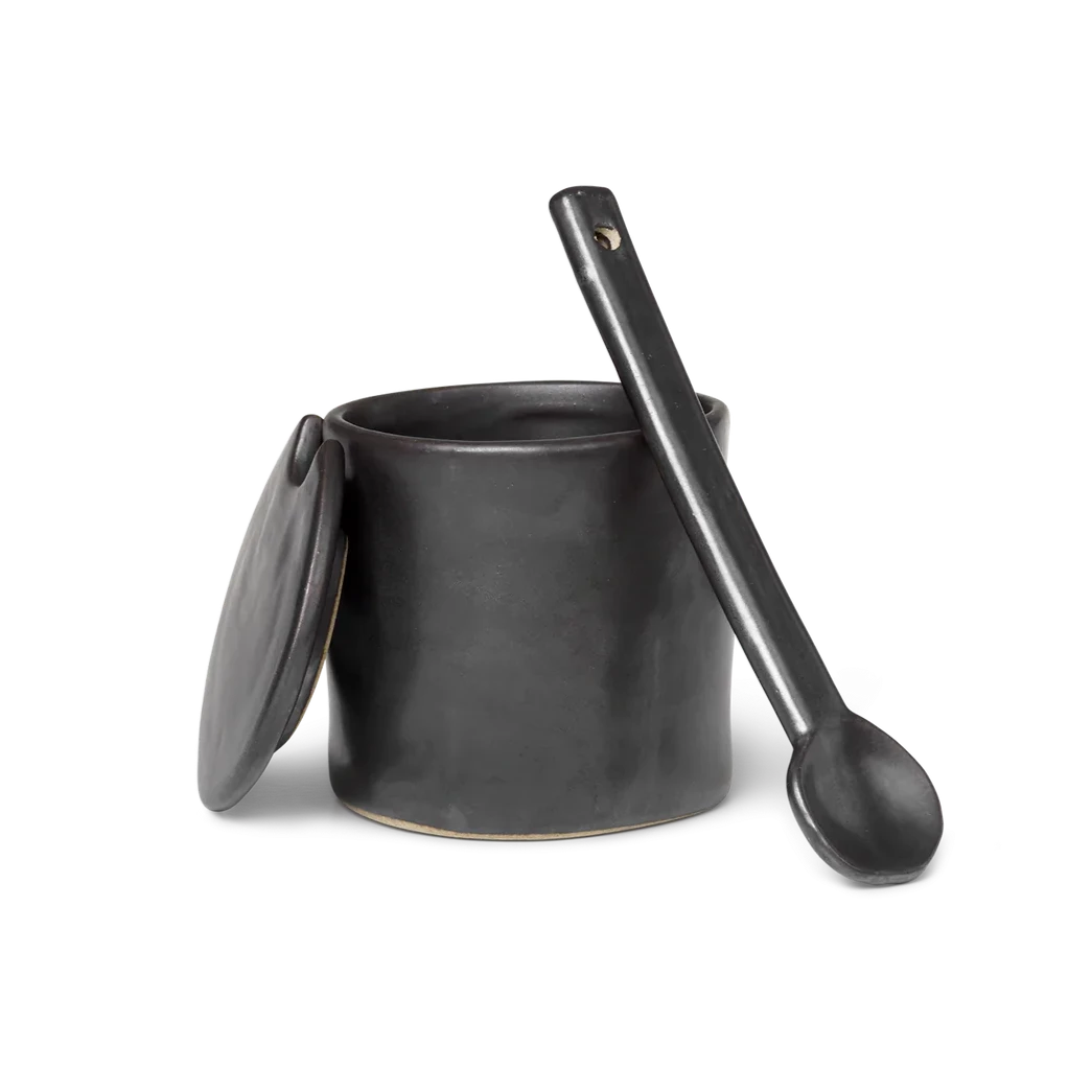 Ferm Living Flow Jar with Spoon
