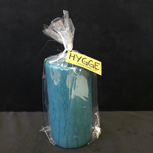 Hygge Crackle Pillar Candle