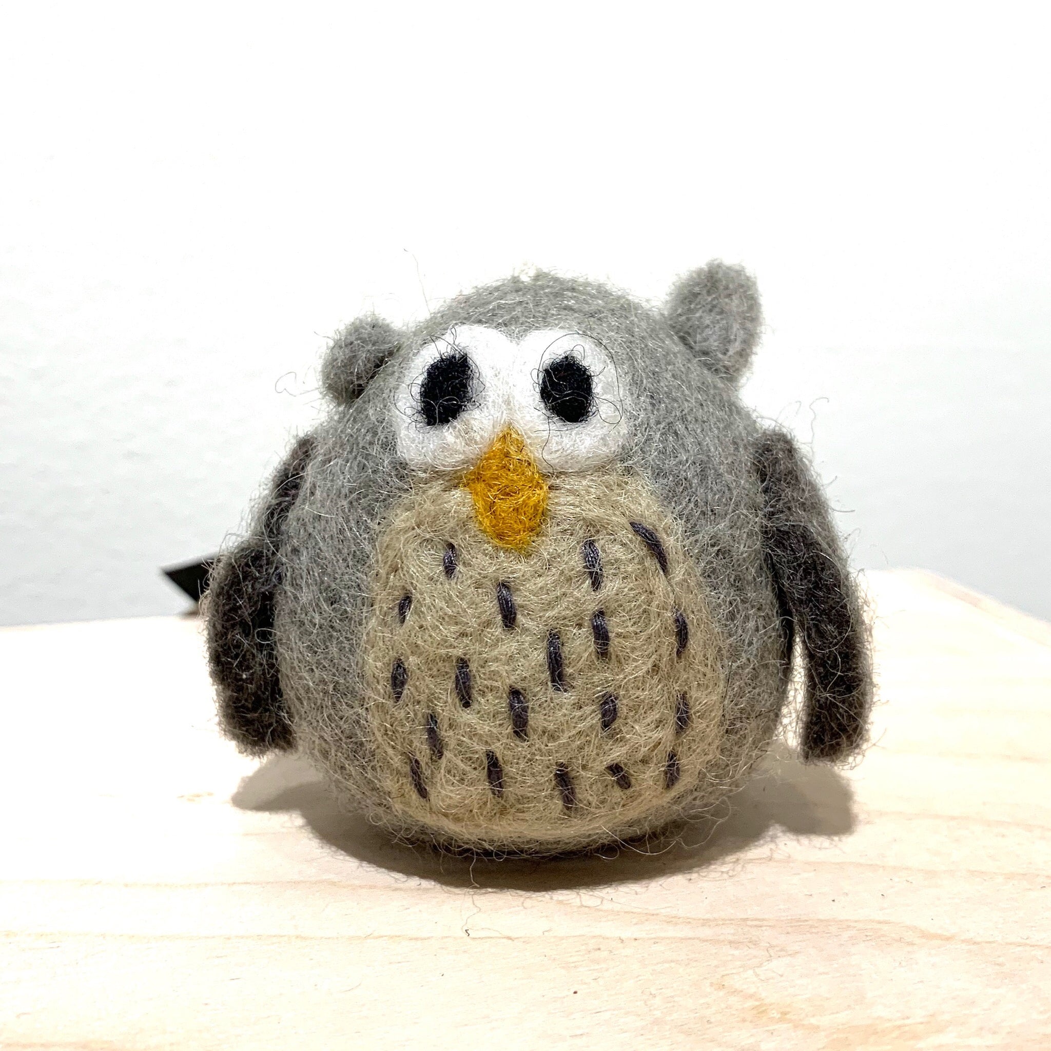 Én Gry & Sif Felt Mini Owl Ornament