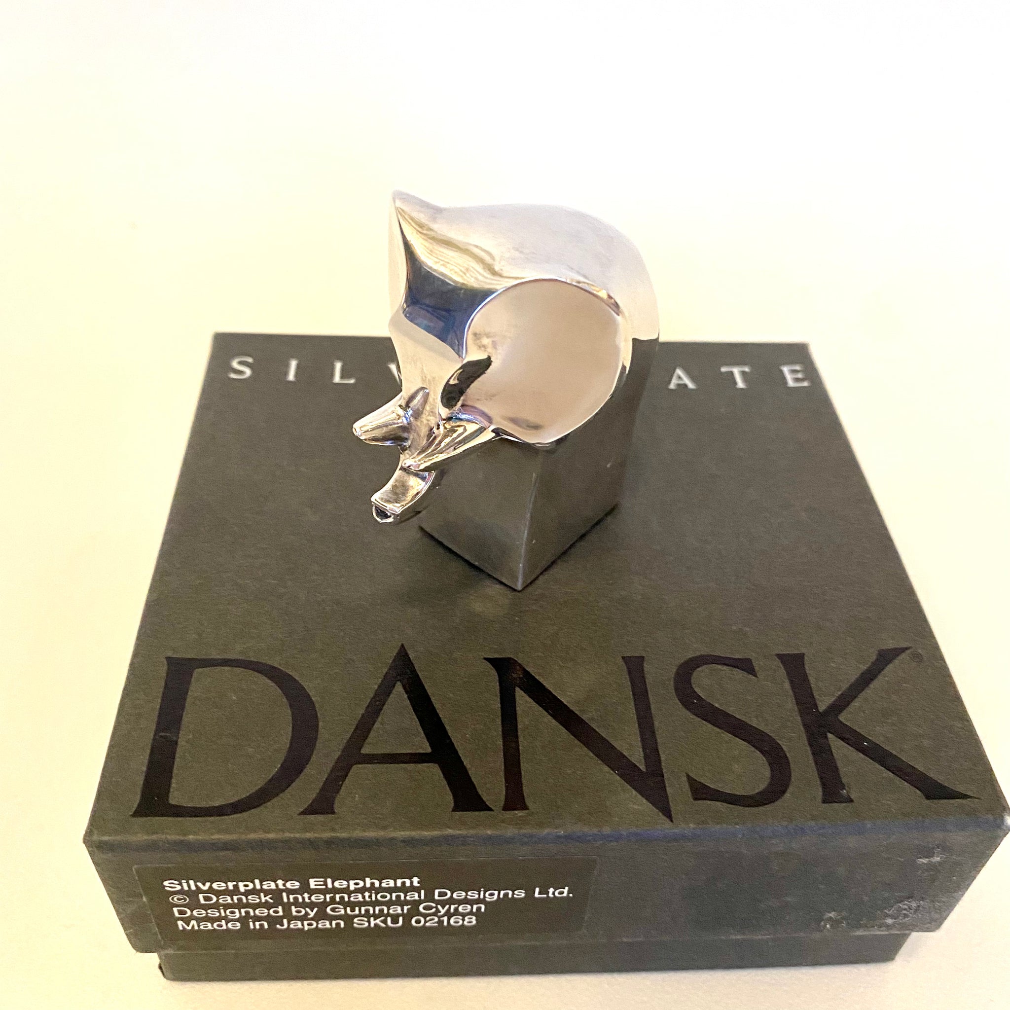 Vintage Dansk Elephant Paperweight