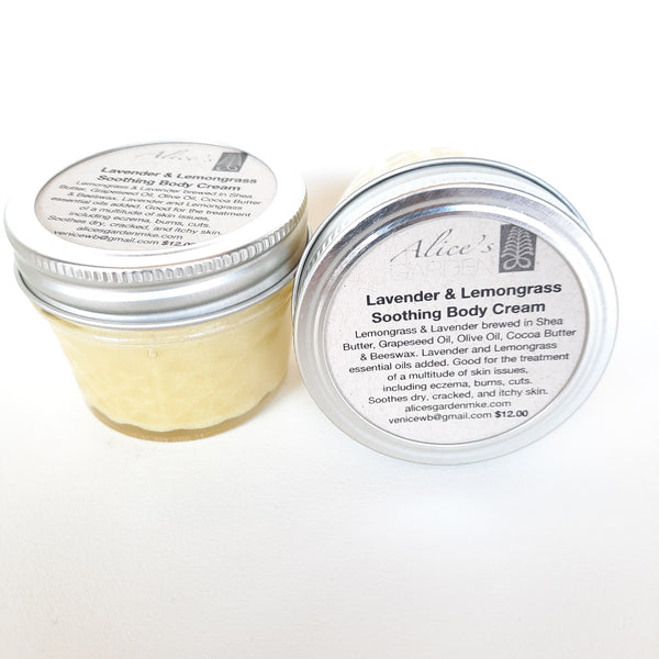 Alice's Garden Lavender and Lemongrass Soothing Body Cream