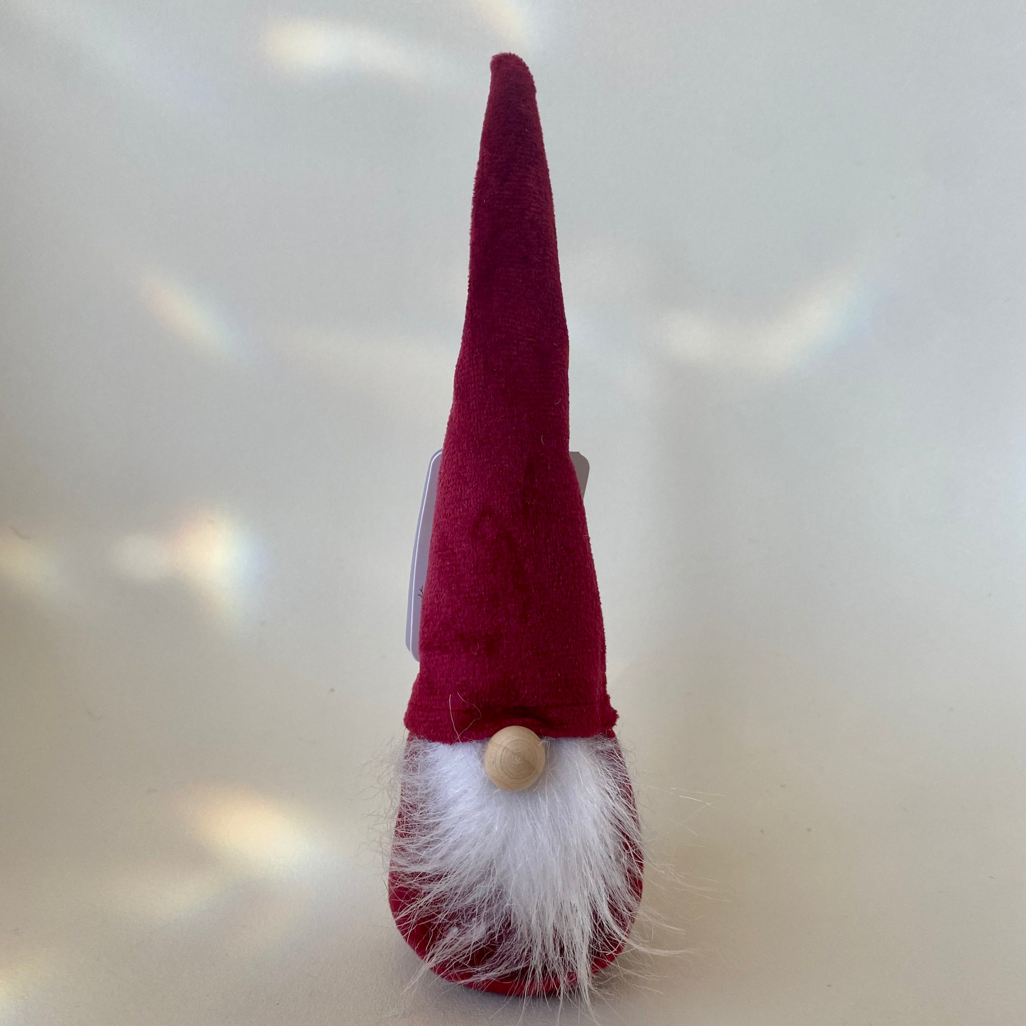 Tall Velvet Santa Gnome, Red or Green