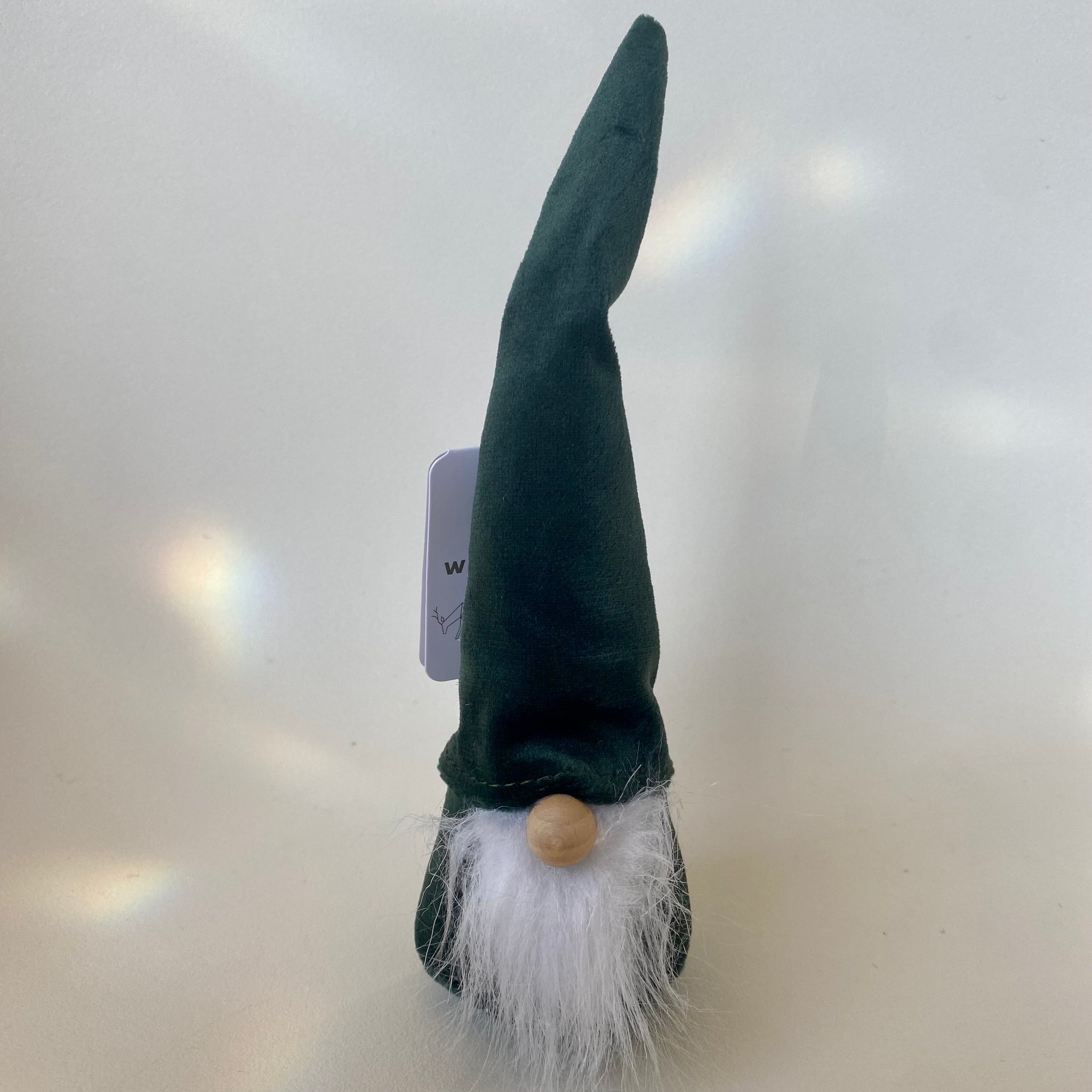 Tall Velvet Santa Gnome, Red or Green