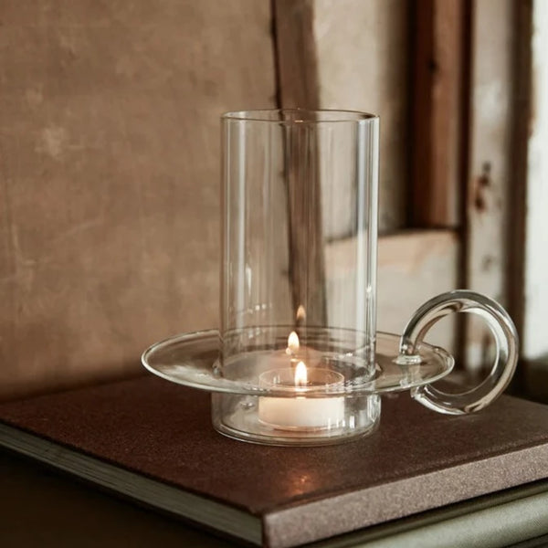 Ferm Living Luce Glass Candleholder