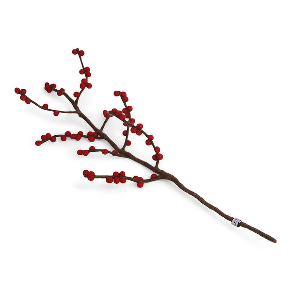 Én Gry & Sif Felt Branches w/ Berries
