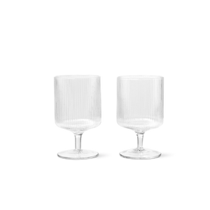 Ferm Living Ripple Wine Glasses