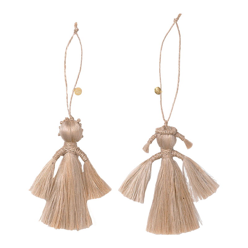 Ferm Living Wing Angel Ornaments, set of 2